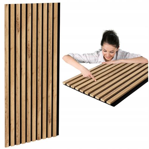 Lamele na Płycie Ścienne 135x46 Panele Dekoracyjne PREMIUM DĄB Różne Kolory na Arena.pl
