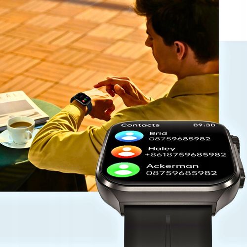 SMARTWATCH Z FUNKCJĄ POMIARU CUKRU GLUKOZA NX15 CIŚNIENIE MENU Polski WATCH na Arena.pl