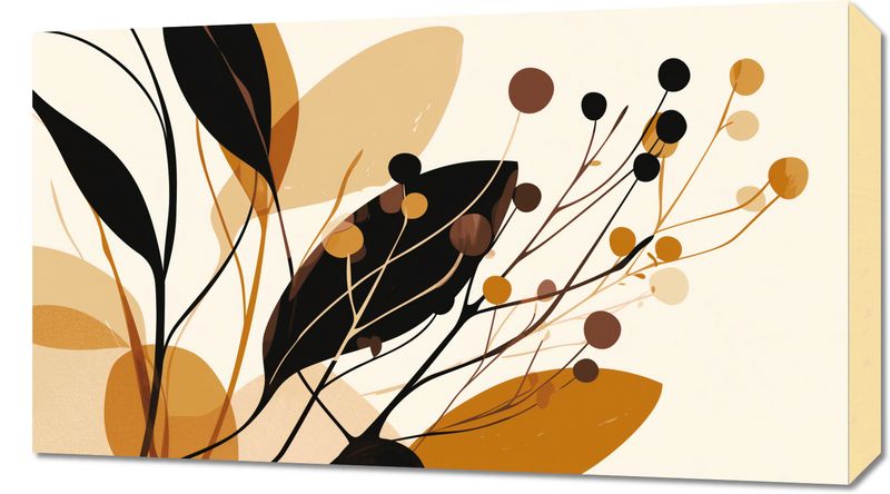 Obraz 70x40cm Jesienne Sylwety zdjęcie 1