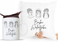 Zestaw Poduszka + Kubek Walentynki Dla Dziewczyny Z Nadrukiem Ze Zdjęciem