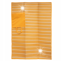 MATA PIKNIKOWA na plażę żółta w paski 150 x 210