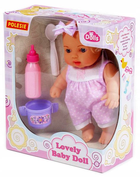 Lalka Bobas do karmienia 24 cm + 3 elementy zdjęcie 4