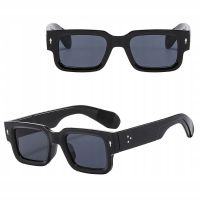 OKULARY PRZECIWSŁONECZNE filtr UV400 Czarne damskie męskie + ETUI + ŚCIERKA