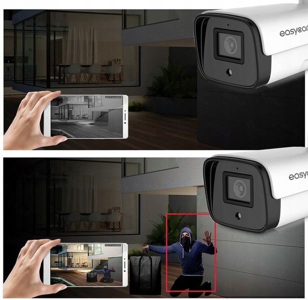 Kamera IP EasyCam zewnętrzna WiFi IR 30m Tuya 2MPx zdjęcie 2