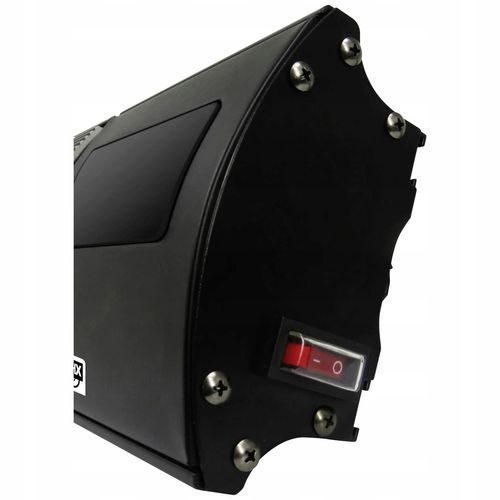 Grzejnik sufitowy ścienny czarny 2400W PILOT wyświetlacz IP44 timer na Arena.pl