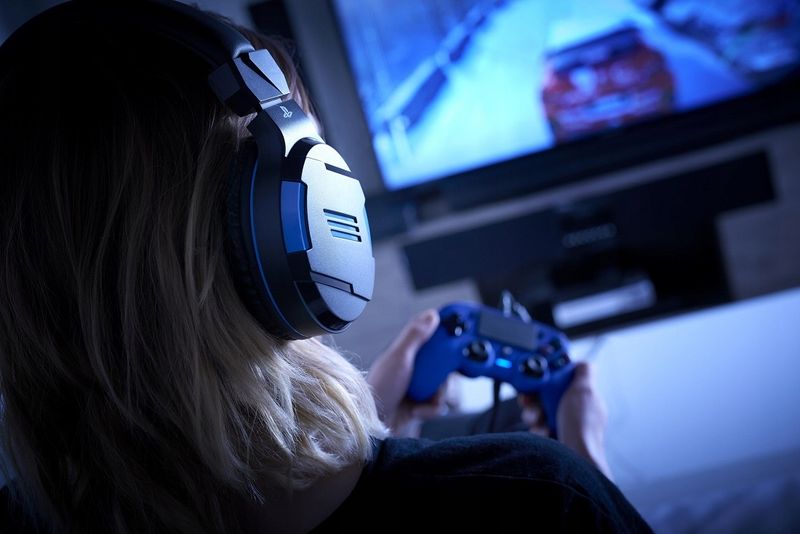 Headset BigBen PS4OFHEADSETV3BLUE PS4 niebieski zdjęcie 9