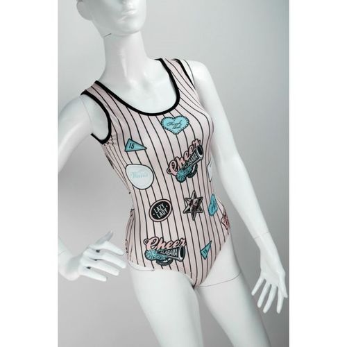 body z nadrukiem - różowe - xbody1r na Arena.pl