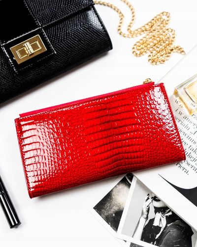 Portfel damski skórzany z RFID STOP Peterson skóra pojemny na prezent na Arena.pl