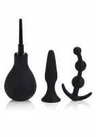 calexotics anal explorer kit zestaw silikonowy 3 elementy wodoodporne