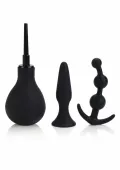 calexotics anal explorer kit zestaw silikonowy 3 elementy wodoodporne