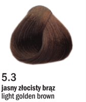 Allwaves Cream Color farba do włosów, koloryzacja trwała, 100 ml 5.3 jasny złocisty brąz