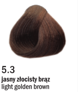 Allwaves Cream Color farba do włosów, koloryzacja trwała, 100 ml 5.3 jasny złocisty brąz zdjęcie 1