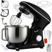 Robot Planetarny Kuchenny RUHHY 6,2L Wielofunkcyjny Mikser do Ciasta CZARNY
