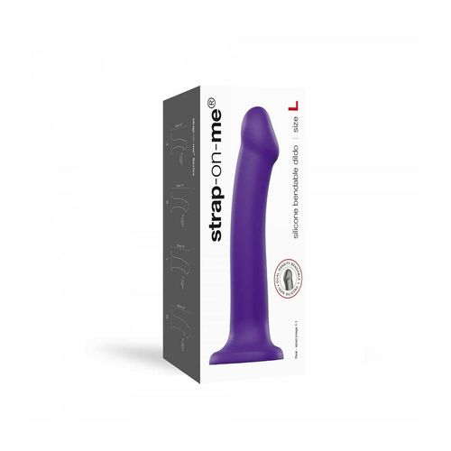 Dildo Strap-on-me Purple L Fioletowy na Arena.pl