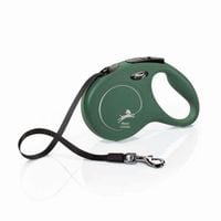 Smycz automatyczna Flexi M taśm 5m, 25kg oliwkowa