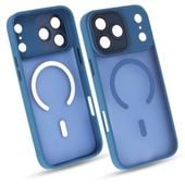 Etui do iPhone 17 Pro niebieski mat MagSafe case plecki pokrowiec ochrona