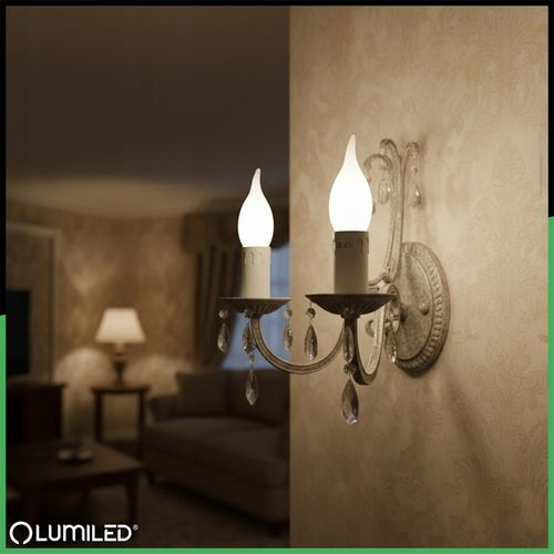 6x Żarówka LED E14 PŁOMYK 8W = 60W 3000K Ciepła Biała Świeca CCD NIE na Arena.pl