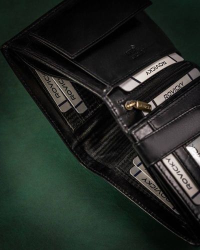 duży, skórzany portfel męski z systemem rfid - rovicky na Arena.pl