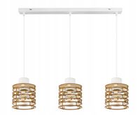 LAMPA WISZĄCA ZWIS żyrandol sufitowa LOFT Drewno 3