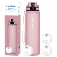 Butelka na wodę tritan bidon butelka filtrująca Wessper B4 0,5L + 3x filtr