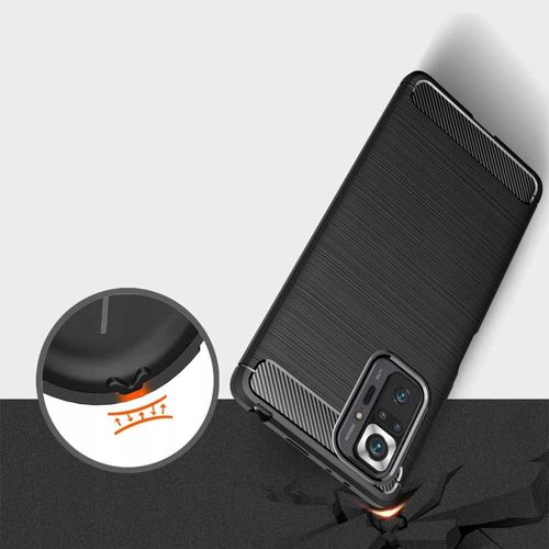 Spacecase Carbon Redmi Note 10 Pro Czarny na Arena.pl