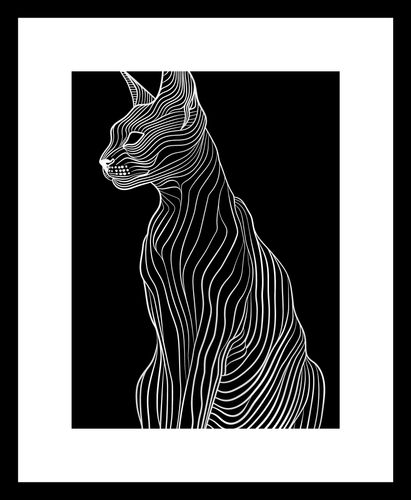 Plakat 15x20cm Minimalny Kontur na Arena.pl