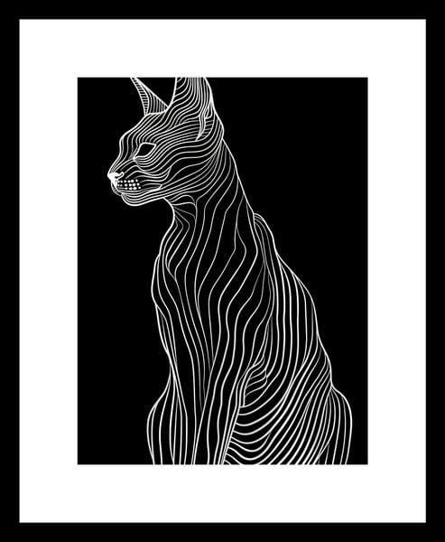 Plakat 15x20cm Minimalny Kontur zdjęcie 3