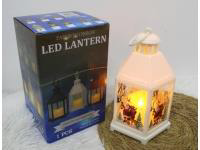 lampion latarenka świąteczna led 25 x 12,5 cm mix kolor sxu-116