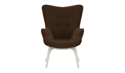 Fotel Ducon Velvet-Kronos 6-biały na Arena.pl