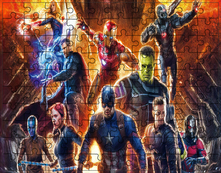 Puzzle Avengers zdjęcie 1