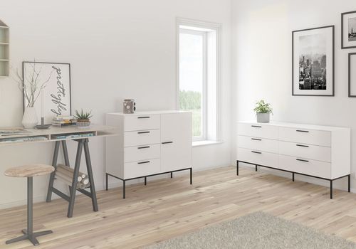 Skandynawska komoda Slimline 4+1 na Arena.pl