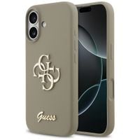 etui guess silicone big 4g script do     iphone 17 brązowy