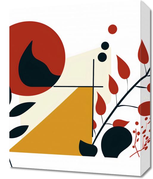 Obraz 40x50cm Ogień i Flora zdjęcie 1