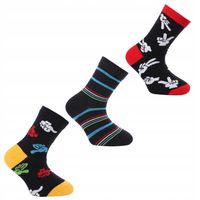 Skarpetki Chłopięce Bawełniane Skarpety Gesty 3-PARY 23-26 MORAJ