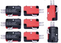 MIKROPRZEŁĄCZNIK KRAŃCOWY Z DŹWIGNIĄ V-153-1C25 Taiss 8 SZTUK