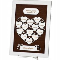 Prezent na dzień Babci Laurka 3D upominek z personalizacją