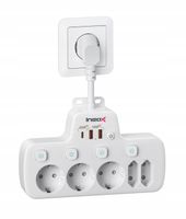 Rozdzielacz Listwa Wielofunkcyjna 5xAC 3xUSB PD20W QC18 4000W Ineox LZW-5UW