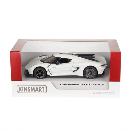 Model 1:36, Koenigsegg Jesko Absolut, biały na Arena.pl