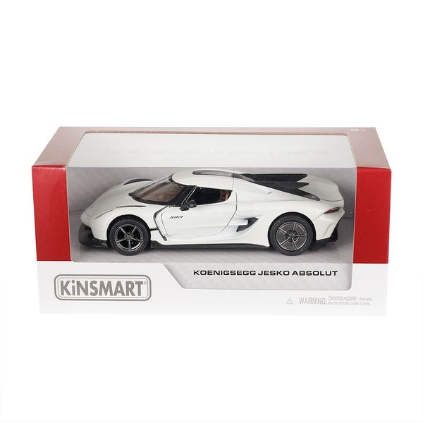 Model 1:36, Koenigsegg Jesko Absolut, biały zdjęcie 4