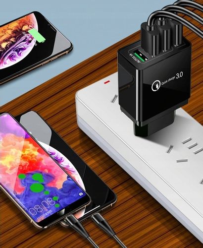 SZYBKA ŁADOWARKA SIECIOWA DO TELEFONU QC 3.0 MOCNA 31W + KABEL USB-C na Arena.pl