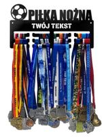 Wieszak na medale PIŁKA NOŻNA twoje imię dowolny tekst 48.3