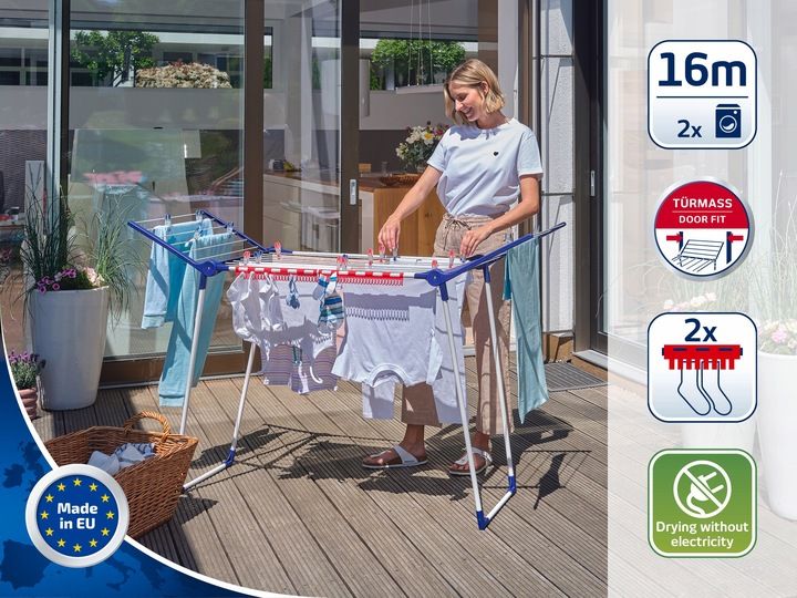 Suszarka na pranie Pegasus 160 Solid Slim Leifheit zdjęcie 15