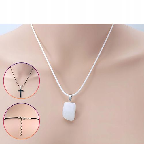 20× Naszyjnik Rzemyk kolor z zapięciem 45cm na Arena.pl