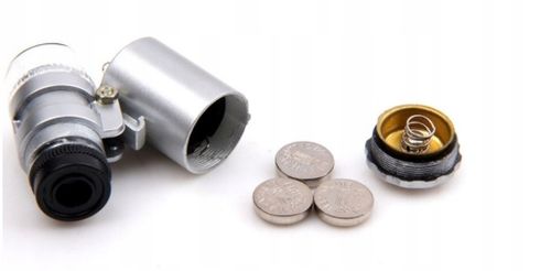 QIKtech Mini Mikroskop precyzyjny lupa zegarmistrzowska 60x powiększenie na Arena.pl