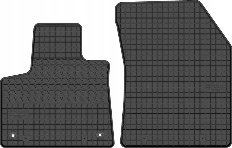 DYWANIKI GUMOWE PRZEDNIE do Citroen C5 Aircross zdjęcie 1