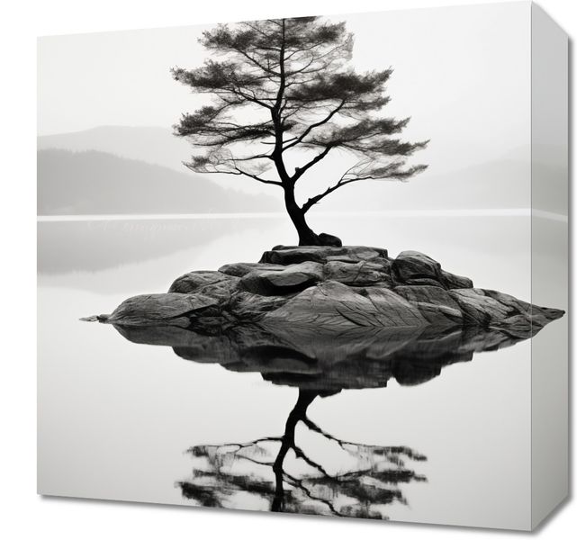 Obraz 40x40cm Samotne Drzewo zdjęcie 1