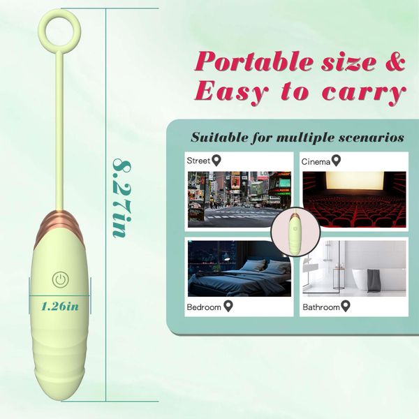 Vibrating Silicone Love Egg Usb 7 Vibration And Thrust Functions / Remote zdjęcie 5