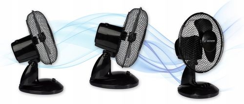 WENTYLATOR WIATRAK STOŁOWY STOJĄCY BIURKOWY OSCYLACJA CICHY MOCNY na Arena.pl