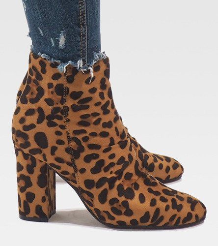 Leopard botki na słupku OM803 38 na Arena.pl