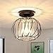 ZYRANDOL KRYSZTALOWY LAMPA SUFITOWA CZARNA E27 NOWOCZESNA DO SALONU